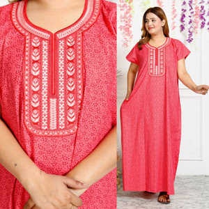 hargun night wear women nighty pink