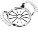 HARI® Apple Slicer and Corer | 12-Blade Ultra-Sharp Stainless Steel Apple Cutter, Cuts 12 Slices | Extra Large Apple Corer Tool for Up to 4 Inch Apples | Fruit Cutter, Pitter, Peeler