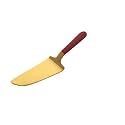 HARI® Cake Server, Pie Cutter, Professional Pie Server Spatula, Cake Cutter for Cake, Pizza, Dessert, Pie (Red)