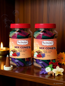 Hari Darshan Mix Dry Dhoop Cones-Lavender Rose