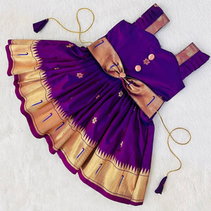 Hari Enterprises Girls Midi Knee Length Festive