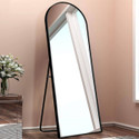 Hariglass 5Ft Wavy Full Length Standing Mirror For Bedroom Dressing (White) Decorative Mirror