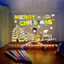 HARINIYAM LED Acrylic Message Board with Light Base 18 cm Acrylic Sheet (4 mm)