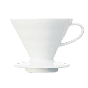 hario v60 ceramic coffee dripper size 01 white