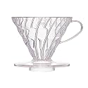 HARIO VDR-02-W V60 Transparent Dripper 02 White, For 1-4 Cups, Coffee, Hand Drip, Made in Japan