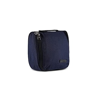 harissons groomy water resistant amp light weight toiletry kit travel pouch for men amp women  multipurpose storage amp makeup organizer blue