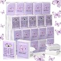Harloon 150 Pack Mini Christian Facial Pocket Tissues Purple Butterfly