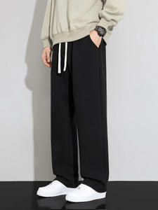 harmin enterprise Solid Men Black Track Pants