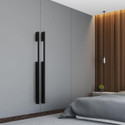HARMONUS Cabinet/Door Handle/Drawer Handle,(Glossy Black Finish-24 INCH) Aluminium Door Handle (Black Pack of 5)