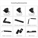 Harold Electricals Track Lighting Installation Accessories, Driver to Track Input Module, Track Jointer Horizontal Corner (Track to Track Module 90*)