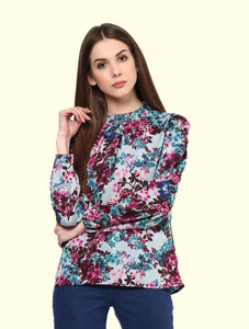 HARPA Casual Full Sleeve Floral Print Women