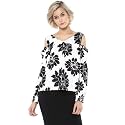Harpa V-Neck Printed Tops