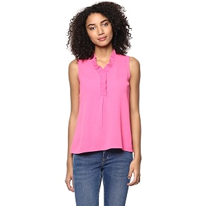 Harpa V-Neck Solid Tops