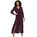 Harpa V-Neck Vertical Stripes Dress