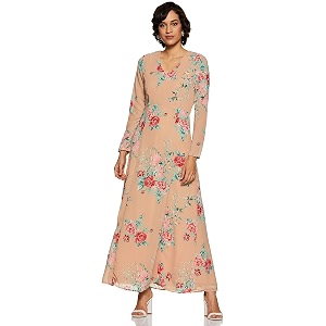Harpa Womens Synthetic A-Line Maxi Dress