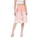 Harpa Women Crepe Western Midi Skirt