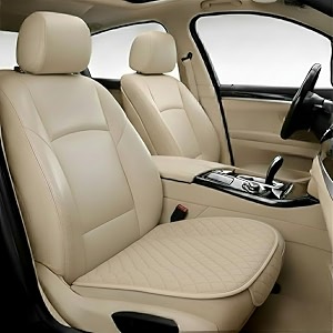 harrier ev seat cover set in beige  single-piece design for harrier ev seats covers the driver seat durable tear-resistant fabric with reinforced stitching tailored fit easy install amp clean