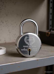 harrison 0643 j supreme round 65mm bcp padlock with 6 lever padlock