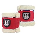 Harrison Howard Essential Premium Horse Pastern Wraps with Berber Fleece Lining Shock Absorbing Unhindered Movements, Sold in Pairs