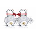 Harrison Padlocks Buy 1 Get 1 Free/ 2 Round Padlock 50mm 0552 /Padlock, Padlocks, Locks for Home, Locks for Main Door H0094