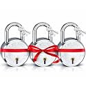 Harrison Padlocks Buy 2 Get 1 Free/ 2 Round Padlock 60mm 0673 with 1 Round Padlock 60mm 0673/padlock, Padlocks, Locks for Home, Locks for Main Door H0092