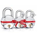 Harrison Padlocks Buy 2 Get 1 Free/ 2 Round Padlock 65mm 0536 with1 Round Padlock 50mm 0552/padlock, Padlocks, Locks for Home, Locks for Main Door H0093