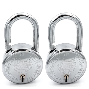 harrison padlocksround padlock 85mm 9 lever with 3 keys t-26-0280 pack of 2padlock padlocks locks for home locks for main door gate lock