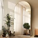 HARRITPURE 76x34 Arched Full Length Mirror Floor