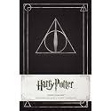Harry Potter Deathly Hallows Hardcover Ruled Journal