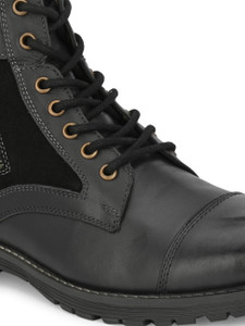 Harrytech London High Ankle Leather Boots for