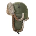 Harssidanzar Winter Hats Rabbit Fur Lined Warm Waterproof Hats for Men and Women CU606AUS