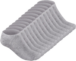 hashbean men  women solid ankle length pack of 12