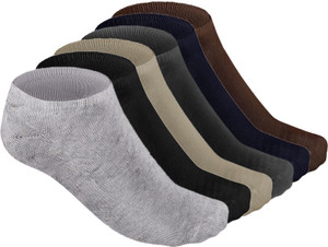 hashbean men  women solid ankle length pack of 6