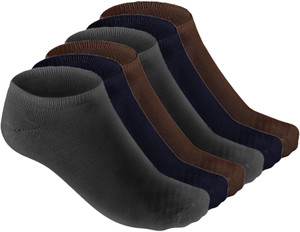 hashbean men  women solid ankle length pack of 6
