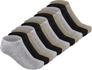 hashbean men  women solid ankle length pack of 12