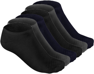 hashbean men  women solid ankle length pack of 6
