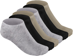 hashbean men  women solid ankle length pack of 6