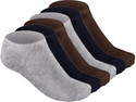 HASHBEAN Men & Women Solid Ankle Length (Pack of 6)