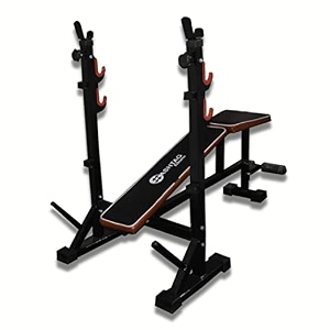 hashtag fitness 8 in 1 heavy duty adjustable multi home gym decline bench abs tower with lats 200 kg