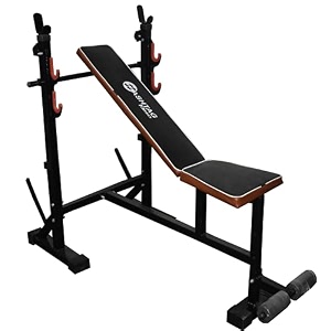 hashtag fitness 8 in 1 heavy duty adjustable multi home gym bench 5in1 gym bench black