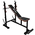Hashtag Fitness 8 In 1 Heavy Duty Adjustable Multi Home Gym Bench (5IN1 GYM BENCH) black