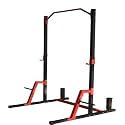 Hashtag Fitness Multifunction Power Adjustable Rack Squat Stand Power Rack cage for Home Gym equipments Squat Stand with j Hooks and Pull up bar