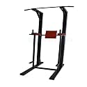 HASHTAG FITNESS Power Tower, Pull up Bar, Steel dips Stand, Squat Stand, Gym Equipment for Home 4 x 2 Pipe (black)