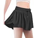 HASMES Girls Butterfly Shorts Flowy Athletic Shorts for Dance Cheer 5-14Y