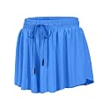 HASMES Girls Butterfly Shorts Flowy Athletic Shorts for Dance Cheer 5-14Y