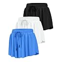 HASMES Girls Butterfly Shorts Flowy Athletic Shorts for Dance Cheer 5-14Y