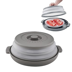 hasthip 106 inch microwave plate cover for heating collapsible food plate