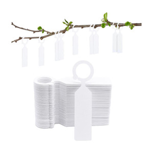hasthip 100 count hanging plant tags reusable writable pvc labels waterproof na paper label