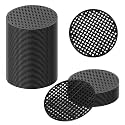 HASTHIP® 100Pcs Flower Pot Hole Mesh Pad for Keep Soil from Flowing Away, 7.5cm Round Drainage Plastic Hole Screens for Bonsai Pot, Succulent, Table Top Planters, Reusable