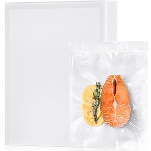hasthip 100pcs vacuum sealer bags 59 x 98 inch vacuum sealer bag puncture resistant sous vide bag great for vac storage meal prep or sous vide bpa free